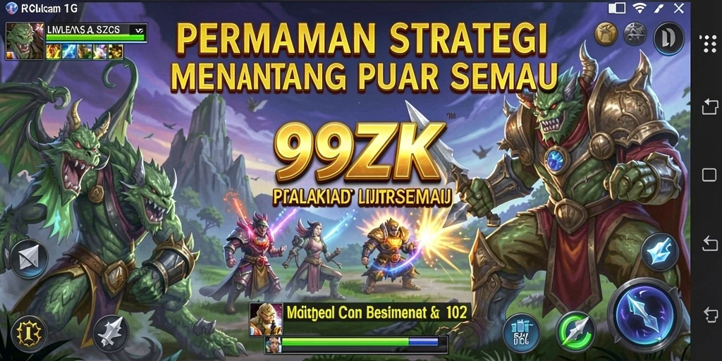 Tampilan gameplay strategis yang menarik dalam 99ZK.