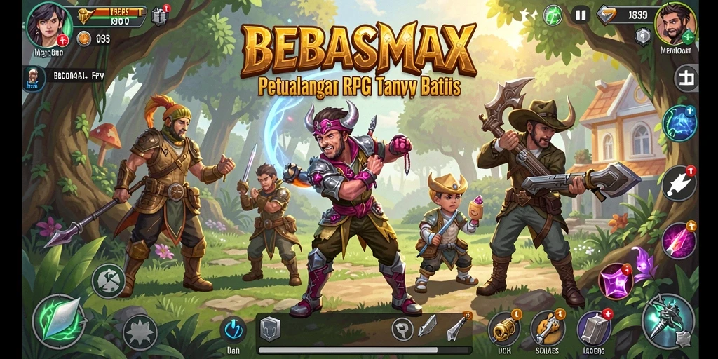 Menampilkan aksi pertempuran intens dalam BEBASMAX.
