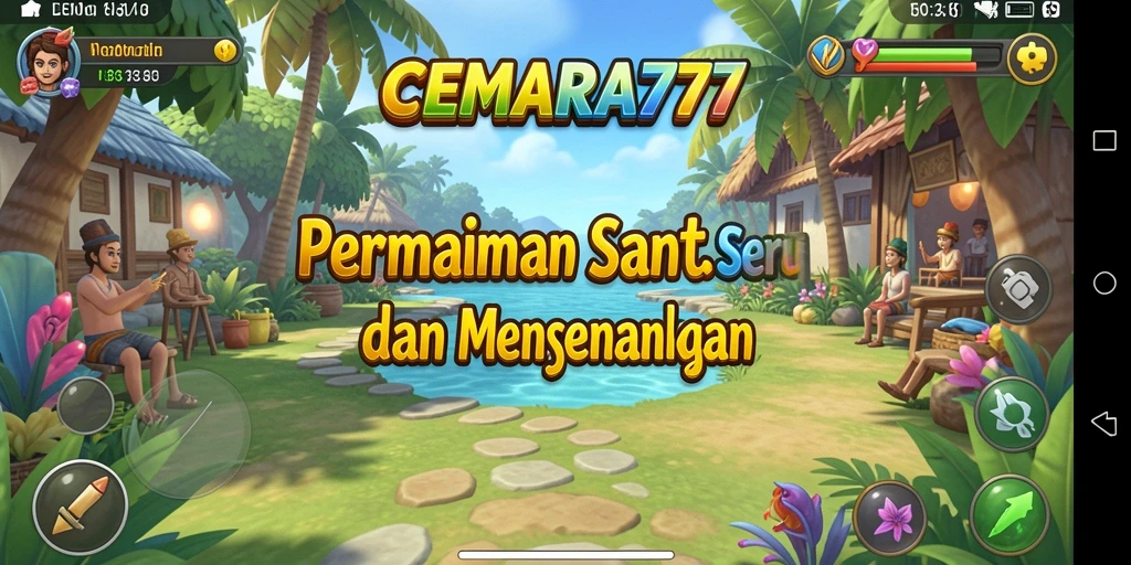 Tampak gameplay menarik dan menyenangkan dari CEMARA777.