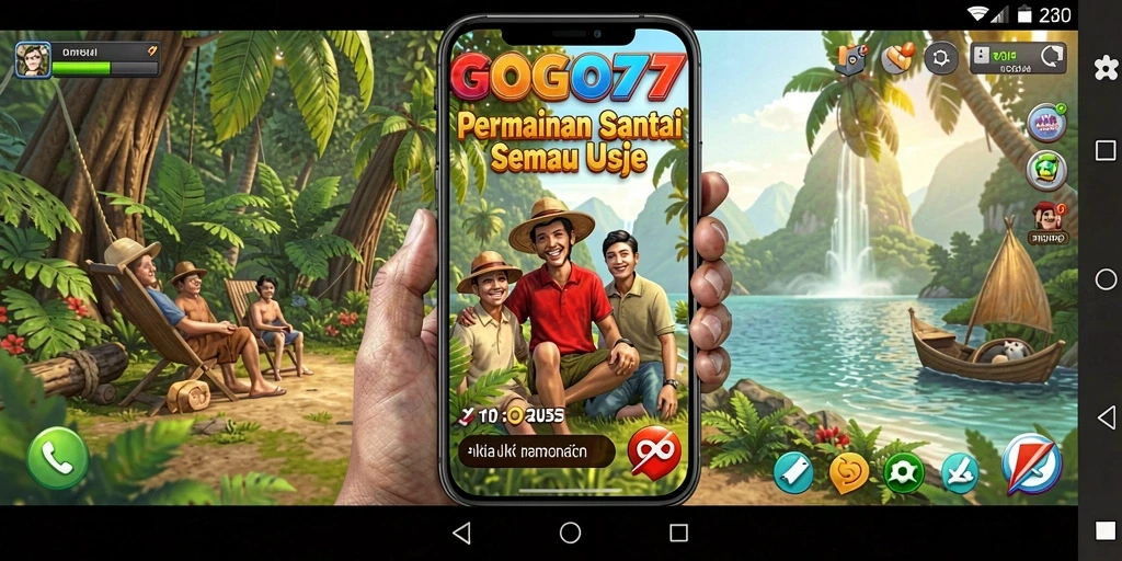 Tampilan gameplay yang ceria dan menarik dari GOGO77.