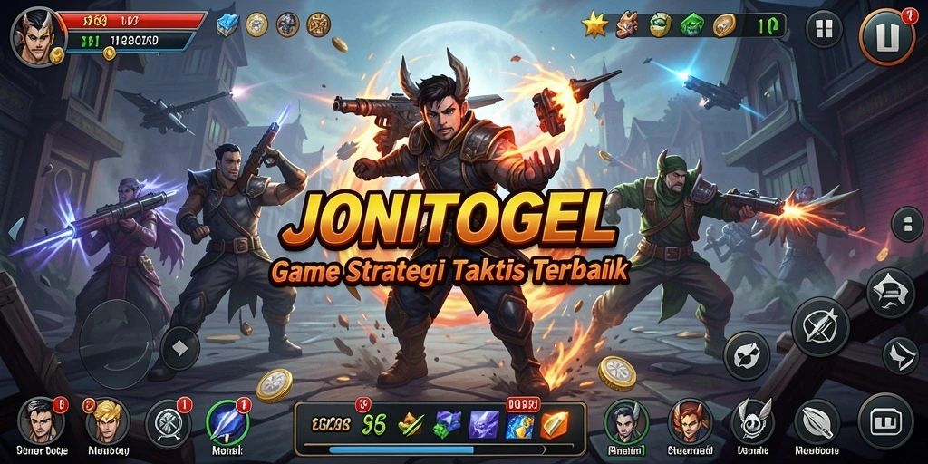 Tampilan gameplay interaktif dari JONITOGEL yang menarik