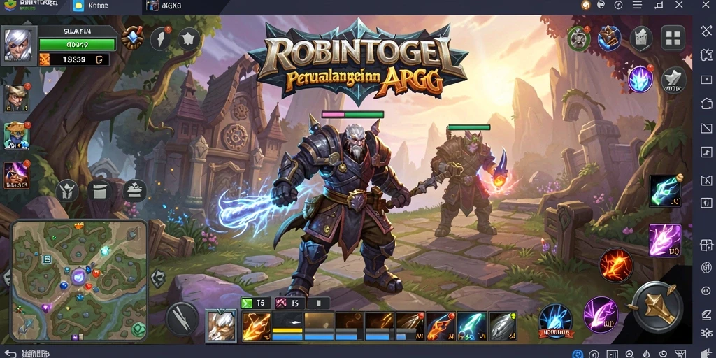 Tampilan gameplay ARPG yang menakjubkan di ROBINTOGEL.