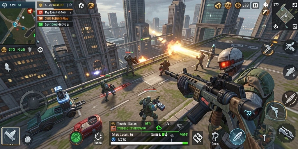 Tampilan gameplay menegangkan dalam RP79 saat merencanakan strategi.