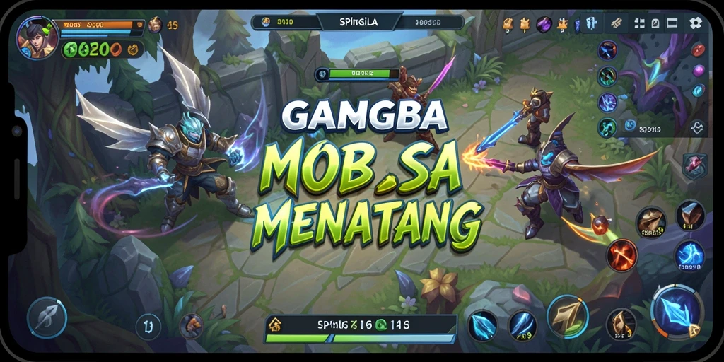Gameplay SPINGILA yang menegangkan dan strategis.