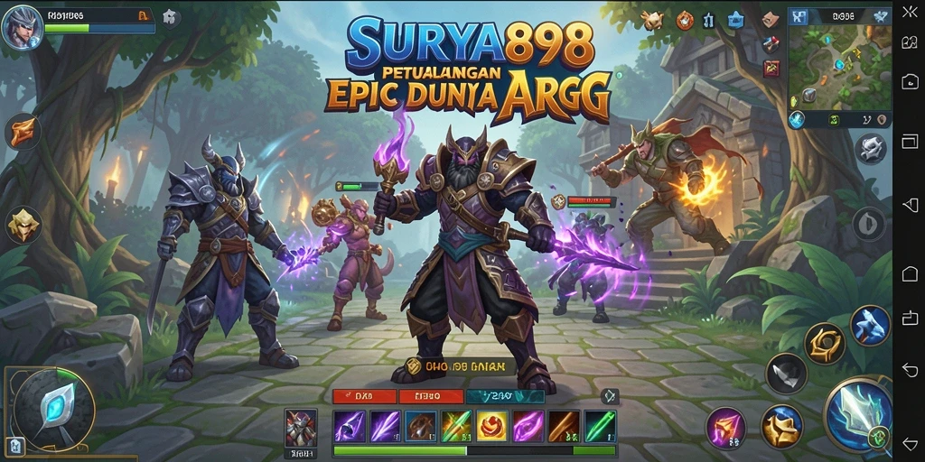 Gameplay epik dalam dunia fantasi SURYA898.