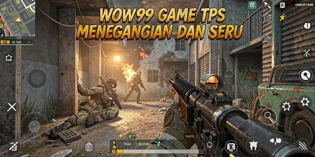 Tampilan gameplay seru dari WOW99 dengan aksi tembak-menembak yang intens.