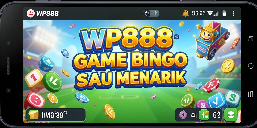 Tampilan gameplay WP888 dengan aksi seru Bingo yang mendebarkan.