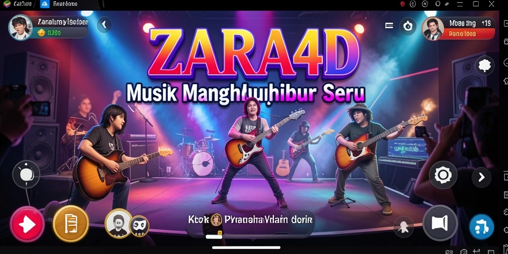 Tampilan gameplay ZARA4D yang menyenangkan dan penuh warna.